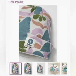 Free People x Parks Project Zion Narrows Intarsia Beanie thumbnail 2