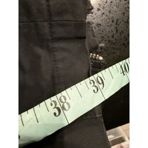 ALC Zipper Pants Flare Black High Rise Adjustable‎ Button Grunge Women's Size 2 thumbnail 9