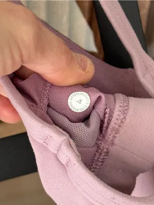 Lululemon Flow Y Sports Bra Nulu Lavender Lux dusty rose blush strappy workout thumbnail 12