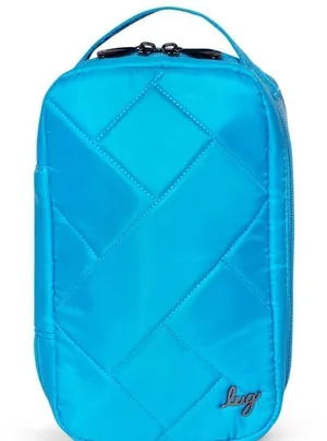 LUG Hover Cosmetic Case - Sky Blue with Floral Inside Lining NWOT thumbnail 1