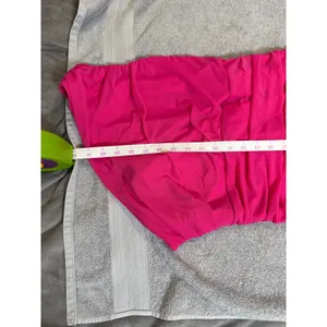 NWT OYS Size XL Rose‎ Pink One Shoulder Ruched Sexy Bodycon Dress Midi Cocktail thumbnail 6