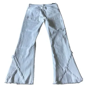 Citizens Of Humanity White Drew Fray Hem Cropped Jeans Size 26 thumbnail 4