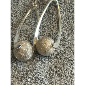 Earrings 925 sterling silver beautiful unique thumbnail 4