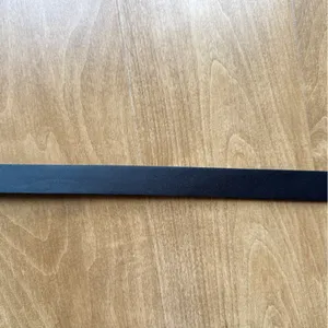 H&M Black Faux Leather Belt with Gold Buckle, Size Medium thumbnail 10