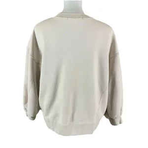 Public Tokyo Beige Minimalist Oversized Crewneck Sweatshirt Free Size Streetwear thumbnail 3
