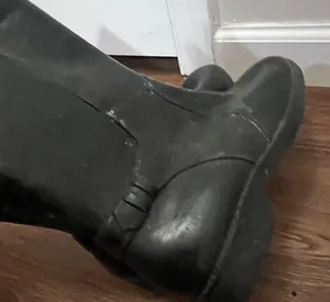 Black Waterproof Mid Calf Boots Size 7 US thumbnail 5