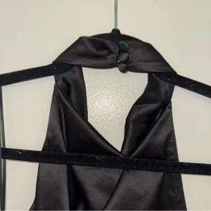 Heartloom Satin Cowlneck Halter Top thumbnail 5