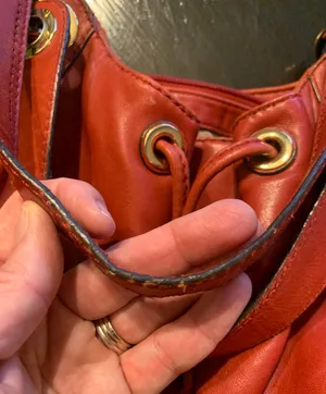 Michael Kors Red Purse thumbnail 13