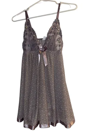 Purple Slip Dress Size L thumbnail 4