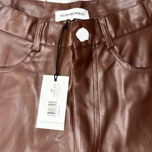 Revolve|WeWoreWhat| VEGAN LEATHER FLARE BELL SHORT| SZ 27 thumbnail 5