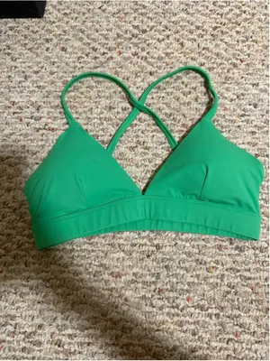 Splits59 Theo Rigor Bra Grass Green Sport- Size Small thumbnail 3