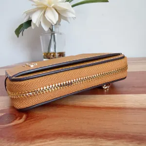 NWT Coach Leather‎ Zip Card Case thumbnail 6