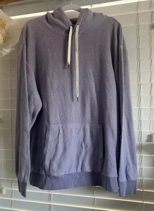 Feat Lavender Purple blanket blend Fleece Pullover Hoodie comfy Athleisure XL thumbnail 1