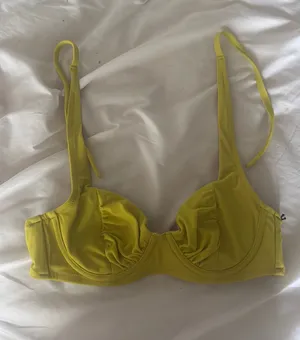 Shade & Shore Green Bikini Top Women’s 34B thumbnail 1