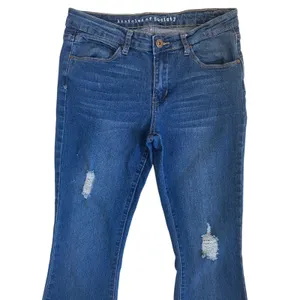 Articles of Society Indianola Distressed Flare Jeans Womens 7/28 Blue thumbnail 2