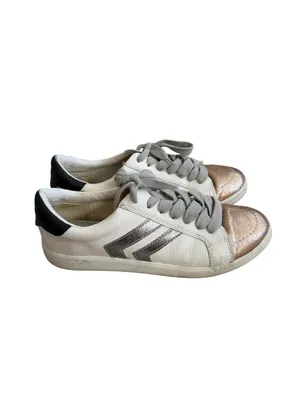 DOLCE VITA Nellie Rose Gold White Sneakers SIze 8.5 thumbnail 7