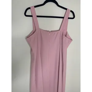 Vintage Pink Sheath Maxi Dress w Blazer Formal Wedding Embellished Sz 16 thumbnail 9