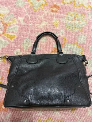 Coach Black Leather Mickie Two Way Satchel Bag F34040 thumbnail 4