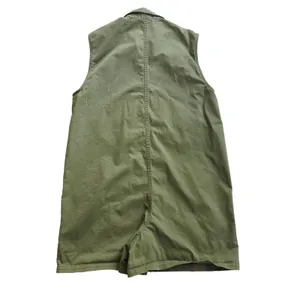 Banana Republic Women Green Utility Twill Sleeveless Romper Large 868654-01 thumbnail 6