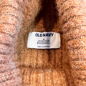 Old Navy Womens Medium M Ribbed Turtleneck‎ Cropped Sweater Toasty Orange thumbnail 4