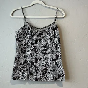 Women's Top Y2K‎ 100 Cotton Babydoll 90s Espresso Brown 8 Gilmore Girls Thin thumbnail 2