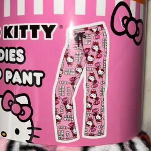 Hello Kitty Pink Fleece Lounge Pants thumbnail 2