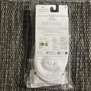 Alo Yoga Black Headband and White Half Crew Sock Medium Set NEW thumbnail 3