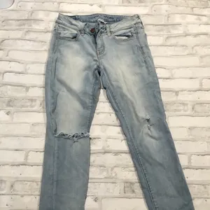 American eagle super stretch destroyed Jegging thumbnail 3