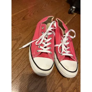 Converse Chuck Taylor All Star Low‎ Top Pink Canvas Sneakers Women US 8 thumbnail 4