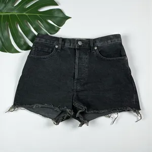 Everlane Cheeky Shorts in Washed Black thumbnail 5
