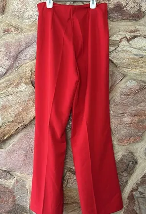 Commense Button Split Sleeveless Pants Set size Medium Red thumbnail 8