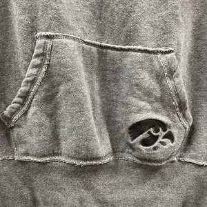 Campus Heritage‎ Iowa Hawkeyes Womens Medium Sweatshirt Gray Wide Neck College thumbnail 4