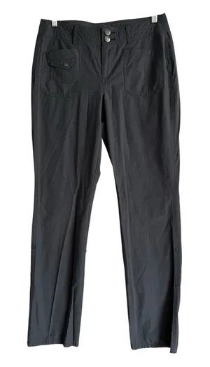Marmot Delaney Women's Hiking‎ Pants Charcoal Gray Roll Up Convertible Size 6 thumbnail 1