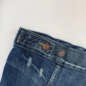 Denim & Supply Ralph Lauren Distressed Blue Denim Trucker Jacket Size Medium M thumbnail 11