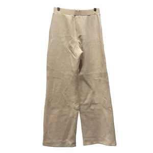 NEW OGL Beige Heathered Wide Leg Cozy Travel Lounge Pants‎ Sweatpants Size Small thumbnail 4