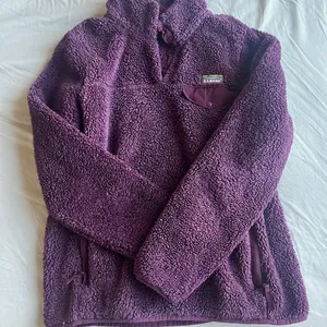 LL Bean Plum Purple Fleece Pullover thumbnail 5