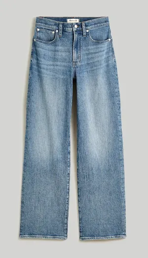 Madewell The Perfect Vintage Wide-Leg Jean Light Wash Size 23 thumbnail 1