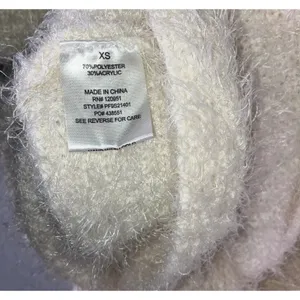 Hippie Rose Fuzzy‎ Knit Sweater Women XS Twist Front Pullover Cozy Soft Chic thumbnail 8