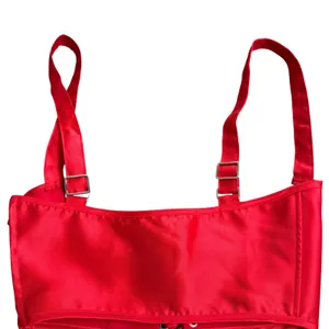Sugar Thrillz Red Corset Bustier Top Lace Up Boned Halter sexy costume Size M‎ thumbnail 7