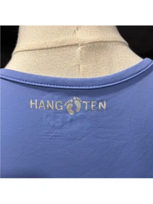 Hang Ten Periwinkle Long Sleeve Crewneck Top thumbnail 4