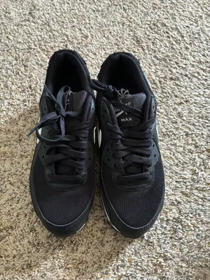 Nike Air Max Sneakers Black White thumbnail 3
