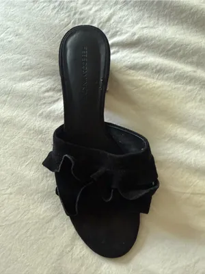 Rebecca Minkoff Isabelle Slide heeled Sandal mules thumbnail 2