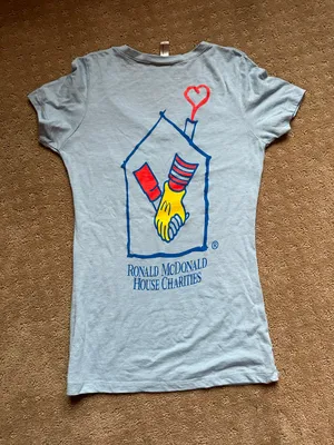 ADPi V Neck T Shirt Blue thumbnail 2