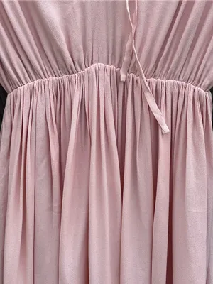 Madewell magnolia Tie Back Maxi dress thumbnail 8