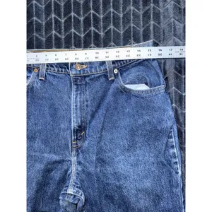 VTG Levis 551 Women's Relaxed Fit Tapered Leg 90s Made USA Jeans Sz 14‎ MED thumbnail 7