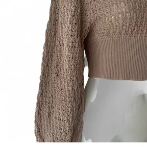 Altar'd State Beige Knit Pullover thumbnail 4