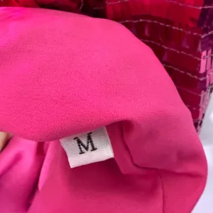 NWT Pink Disco Sequin ZipUp‎ Bomber Jacket Medium thumbnail 6