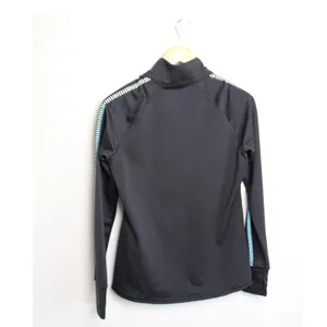 GapFit Women's Sz M Winterbrush Black Long Sleeve with Mock Zip Neck‎ thumbnail 2
