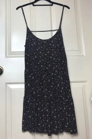 Brandy Melville Black Floral Dress thumbnail 1