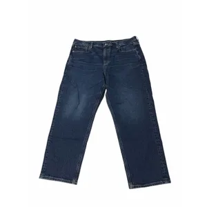 American Eagle Stretch Super High-Waisted Ankle Straight Jean - Dark Wash - 18 thumbnail 9